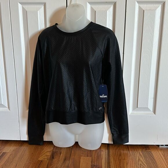 Spalding Gym Essential Breathable Mesh Pullover Active Workout Top M NWT - Picture 7 of 7
